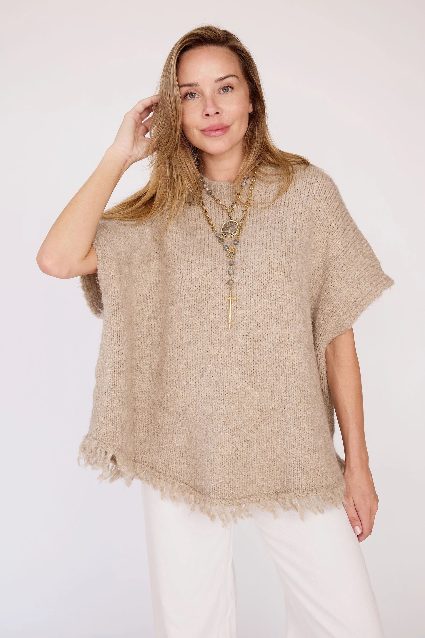 Theresa Knit Poncho