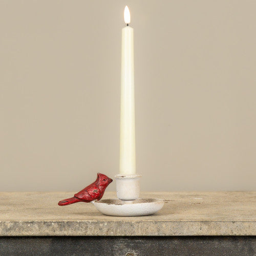 CARDINAL TAPER CANDLE HOLDER
